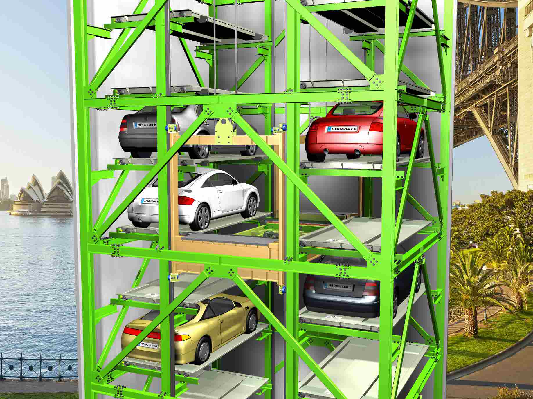 tower parking system